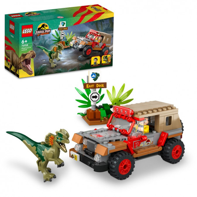 LEGO Jurassic World Dilophosaurus támadás (76958) Játék