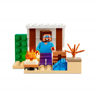 LEGO Minecraft Steve sivatagi expedíciója (21251) Játék