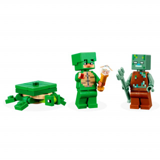 LEGO Minecraft The Turtle Beach House (21254) Játék