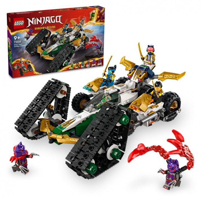 LEGO Ninjago: A nindzsacsapat kombinálható járműve (71820) Játék