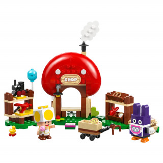 LEGO Super Mario Nabbit Toad boltjánál kiegészítő szett (71429) Játék