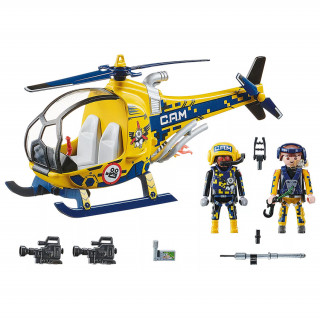 Playmobil Air Stuntshow Helikopter filmforgatáshoz (70833) Játék