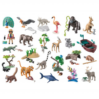 Playmobil Wiltopia - DIY Adventi naptár: Állati világutazás (71006) Játék