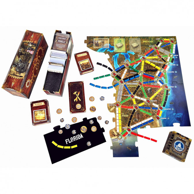 Ticket to Ride Legacy – A legendás nyugat társasjáték Játék