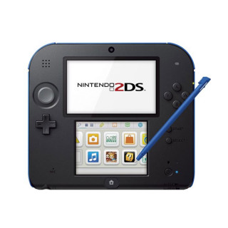 Nintendo 2DS (Fekete és Kék) + New Super Mario Bros. 2 3DS