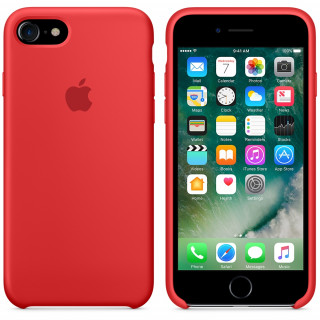 Apple IPhone 7 Piros szilikontok (MMWN2ZM/A) Mobil