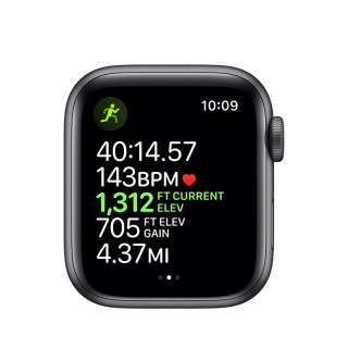 Apple Watch Series 5 GPS, 40mm Asztroszürke alumíniumtok fekete sportszíjjal Mobil