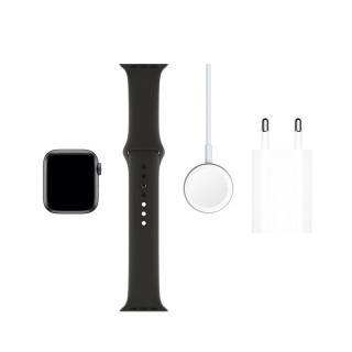 Apple Watch Series 5 GPS, 40mm Asztroszürke alumíniumtok fekete sportszíjjal Mobil
