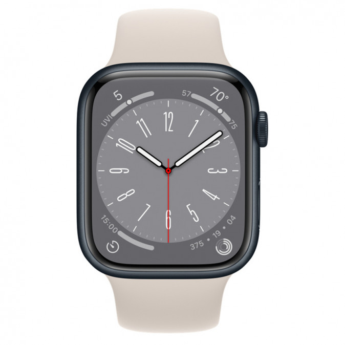 Apple Watch Series 8 GPS 45 mm Csillagfény MNP23CM/A Mobil