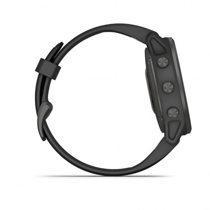 GARMIN Fenix 6S Sapphire Carbon DLC szürke, fekete szilikon szíjjal 010-02159-25 Mobil