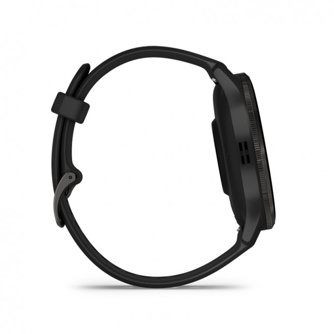 Garmin VENU 3 Fekete, Fekete kerettel, bőr és szilikon szíjjal Mobil