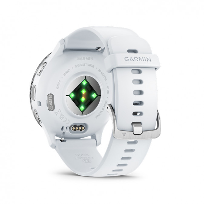 Garmin VENU 3 Homokkő, ezüst kerettel, szilikon szíjjal Mobil