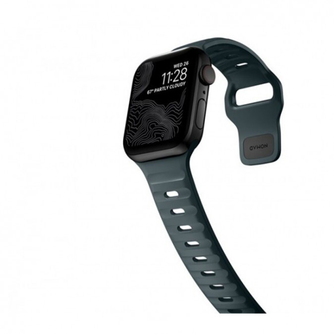 Nomad Sport Apple Watch 42/44/45mm szíj, kék Mobil