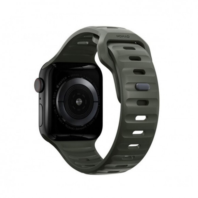 Nomad Sport Apple Watch 42/44/45mm szíj, zöld Mobil