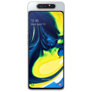 Samsung Galaxy A80, Dual SIM, ezüst Mobil