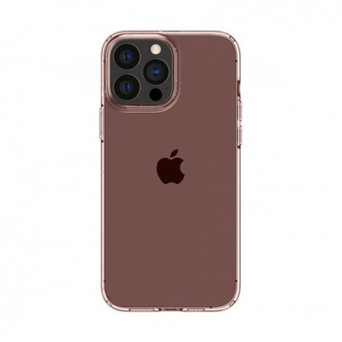 Spigen Crystal Flex Apple iPhone 13 Pro Max Rose Crystal tok, rózsaszín-átlátszó Mobil