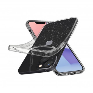 Spigen Liquid Crystal Glitter Apple iPhone 13 Crystal Quartz tok, átlátszó Mobil