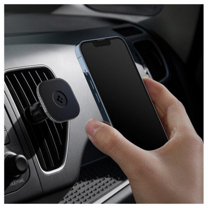 Spigen One Tap Bling Air Vent ITS12B Magsafe magnetic car holder for ventilation grille Mobil