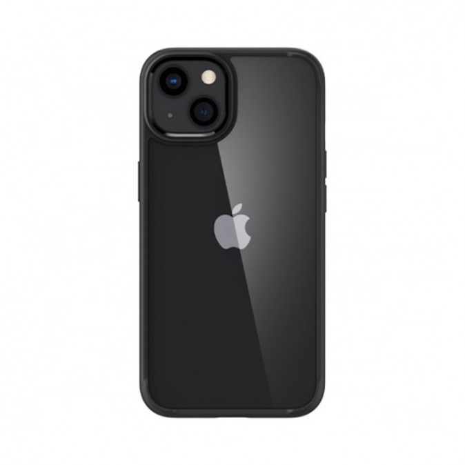 Spigen Ultra Hybrid Apple iPhone 13 Matte Black tok, matt fekete Mobil