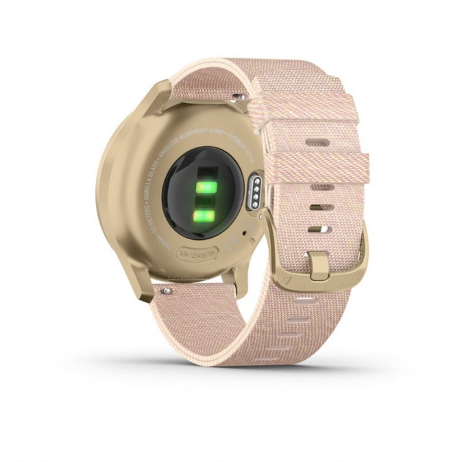 vívomove Style Light gold pink Nylon szíjjal, light gold csattal Mobil