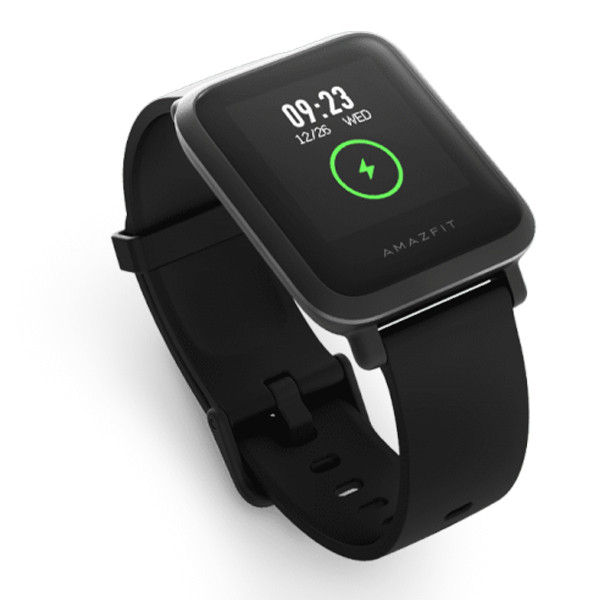 Amazfit BIP S fekete okosóra Mobil