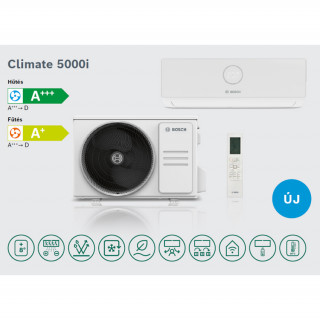 Bosch Climate 5000i-Set 35 E Inverteres Split Klíma 3,5 kW Otthon