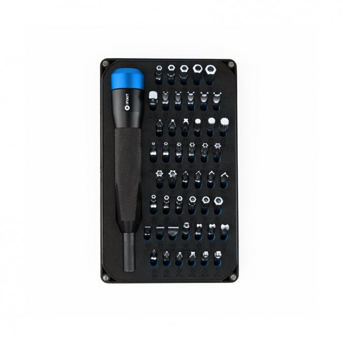 iFixit Mahi 48 1/4"-es meghajtó bitek és az iFixit 1/4"-es alumínium csavarhúzó fogantyúja Otthon