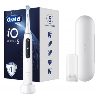 Oral-B iO Series 5 fehér elektromos fogkefe Otthon