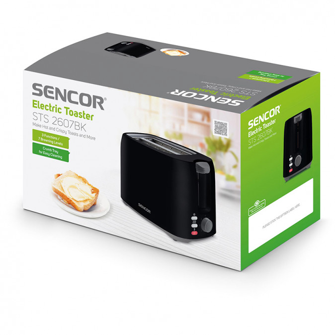 SENCOR STS 2607BK Elektromos kenyérpirító Otthon