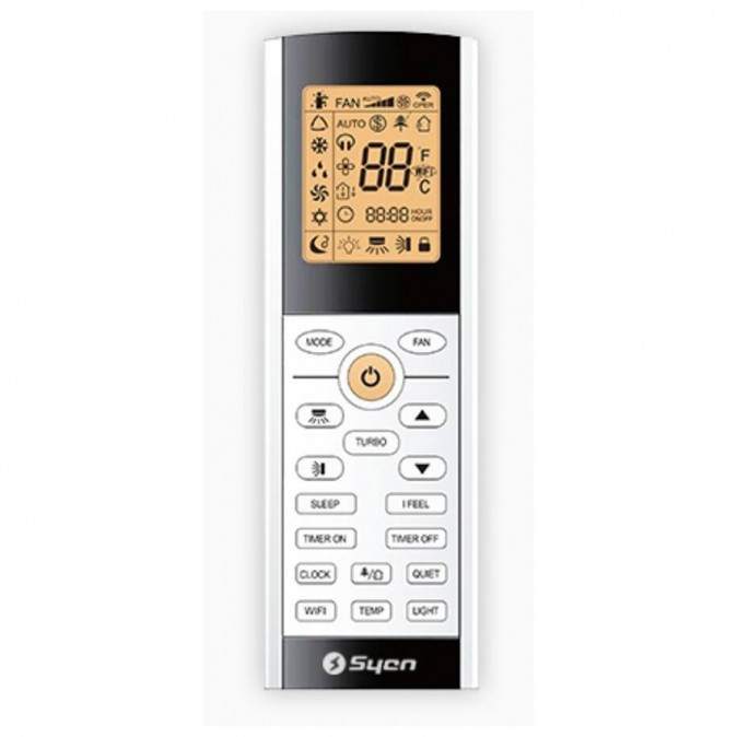 Syen Muse SOH12MU-E32DA1D2 Inverteres Oldalfali Split Klíma, WIFI, 3,5 kW Otthon