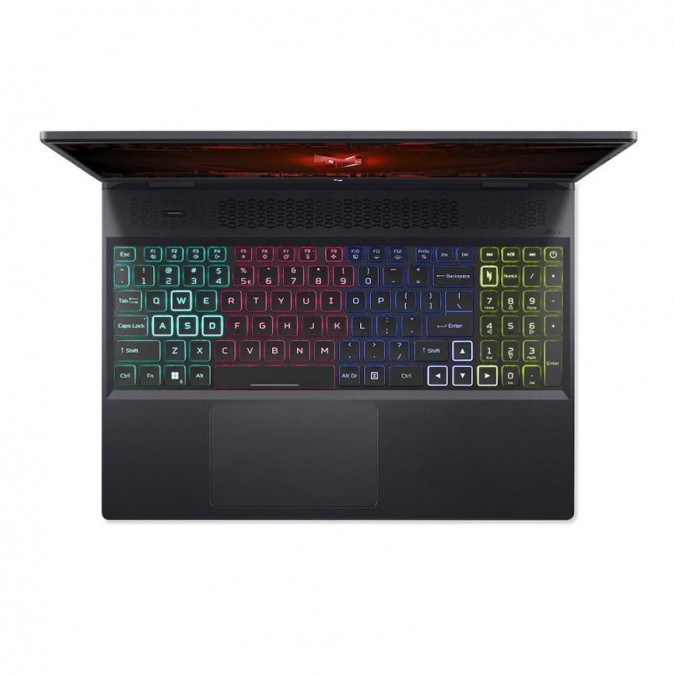 ACER Aspire Nitro AN16-51-7712, 16" WUXGA IPS, Intel Core i7-13620H, 16GB, 1TB SSD, GeForce RTX 4050, DOS, fekete PC