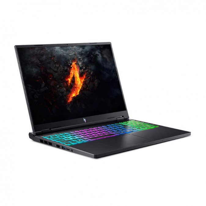 ACER Aspire Nitro AN16-73-540P, 16" WUXGA IPS, Intel Core i5-14450HX, 16GB, 512GB SSD, GeForce RTX 4050, DOS, fekete PC