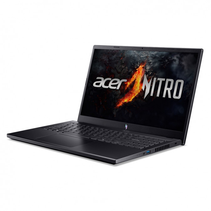 ACER Aspire Nitro ANV15-41-R45V, 15.6" FHD IPS, AMD Ryzen 7-7735HS, 16GB, 1TB SSD, GeForce RTX 4050, DOS, fekete PC