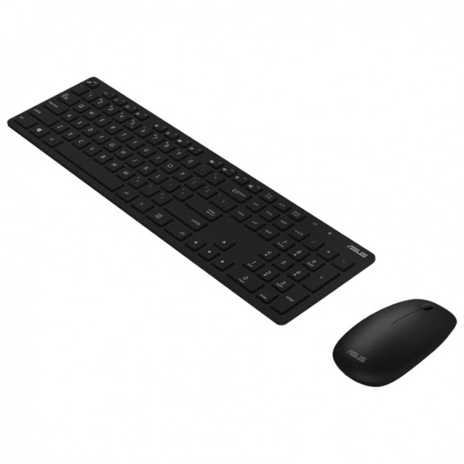 Asus Billentyuzet/Egér Kit - W5000 (Vezeték nélküli, Slim, USB) - Fekete PC
