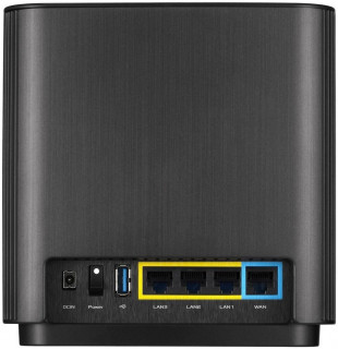 Asus ZenWiFi CT8 1 darabos fekete AC3000 Mbps Tri-band gigabit AiMesh mesh Wi-Fi router PC