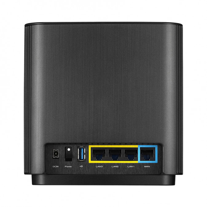 Asus ZenWiFi CT8 2 darabos fekete AC3000 Mbps Tri-band gigabit AiMesh mesh Wi-Fi router rendszer PC