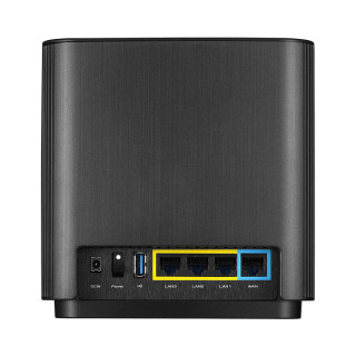 Asus ZenWiFi XT8 2 darabos fekete AX6600 Mbps Tri-band OFDMA WiFi 6 mesh router rendszer PC