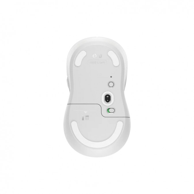 Logitech Signature M650 egér Jobbkezes Vezeték nélküli RF és Bluetooth Optikai 2000 DPI Fehér PC