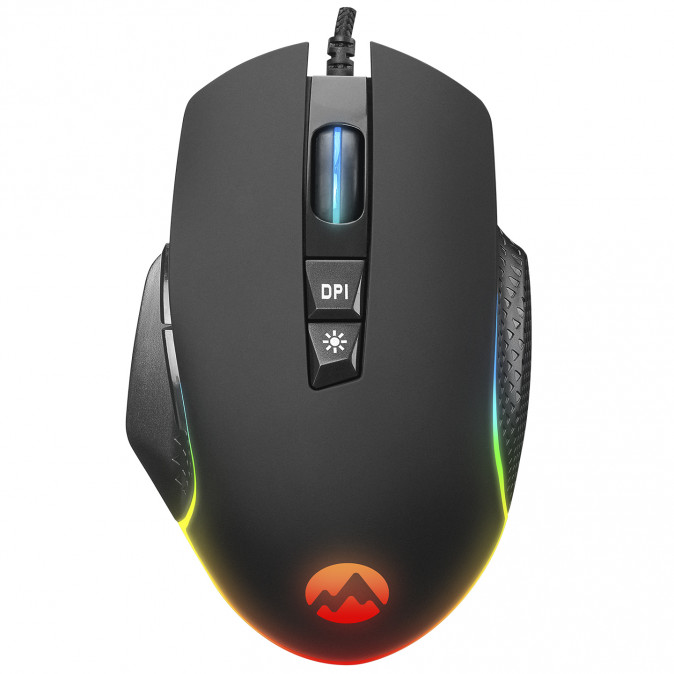 Everest RAGE-X2 Gamer Egér (Fekete) PC
