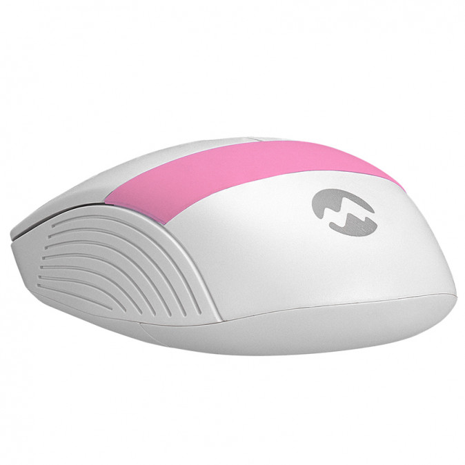 Everest SM-18 egér (Fehér/Rózsaszín) PC