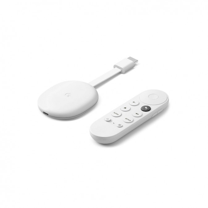 Google Chromecast + Google TV fehér (47341 / GA01919) TV