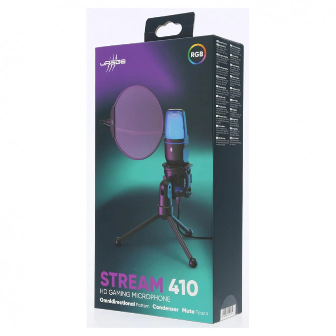 Hama uRage Stream 410 HD gaming mikrofon - Fekete (00217882) PC