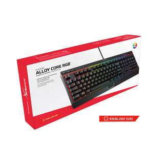 HyperX Alloy Core RGB - Gaming billentyűzet (US) (4P4F5AA#ABA) PC