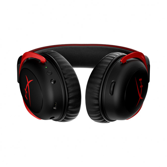 HyperX Cloud II - Wireless Gaming fejhallgató (Fekete-Piros) (4P5K4AA) PC