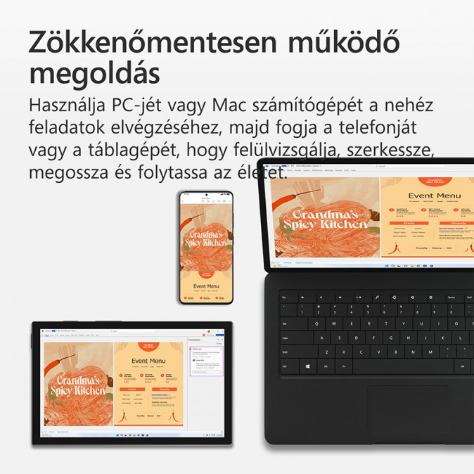 Microsoft Office csomag - Office 365 Family (6GQ-01585, 32/64bit, magyar, 1-6 felhasználó - 1évre) PC