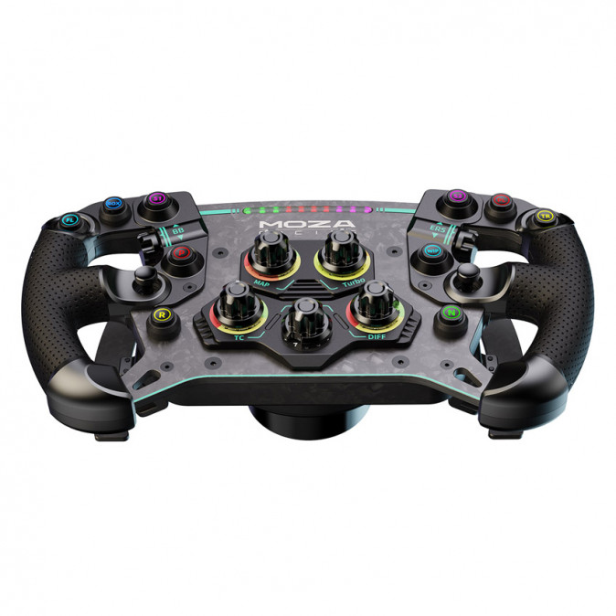 Moza Racing - MOZA GS V2P Kormánykerék - Dual Clutch, RGB, 300mm, alcantara (RS056) PC