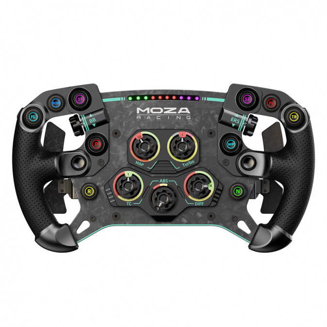 Moza Racing - MOZA GS V2P Kormánykerék - Dual Clutch, RGB, 300mm, alcantara (RS056) PC