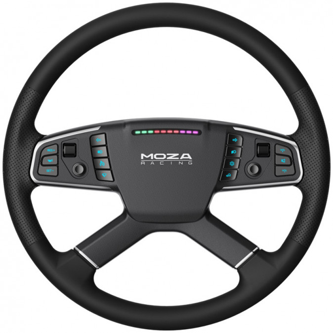 Moza Racing - MOZA TSW Kormánykerék - Kamion változat, RGB, 400mm (RS060) PC