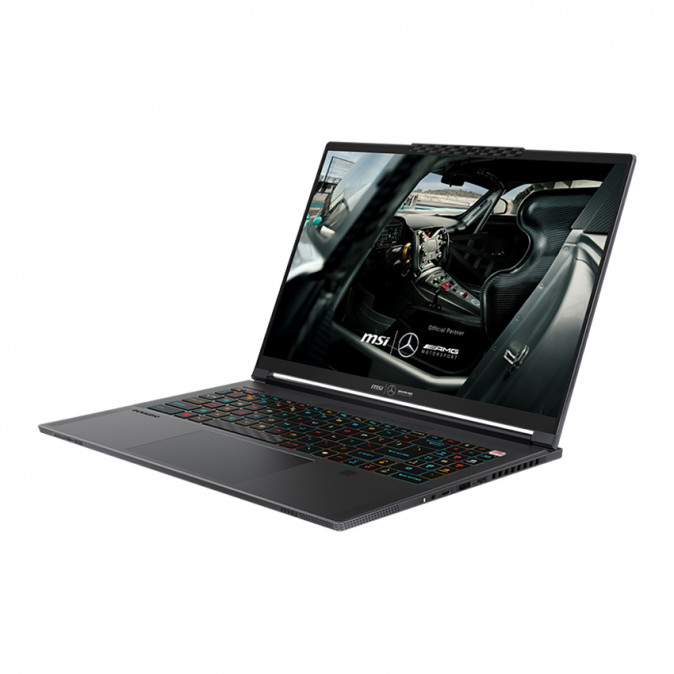 MSI Gaming NB Stealth 16 Mercedes-AMG A1VGG-291 16" QHD+ OLED, Ultra 9 185H, 32GB, 2TB, RTX 4070, Win11H, Szürke- US KEY PC