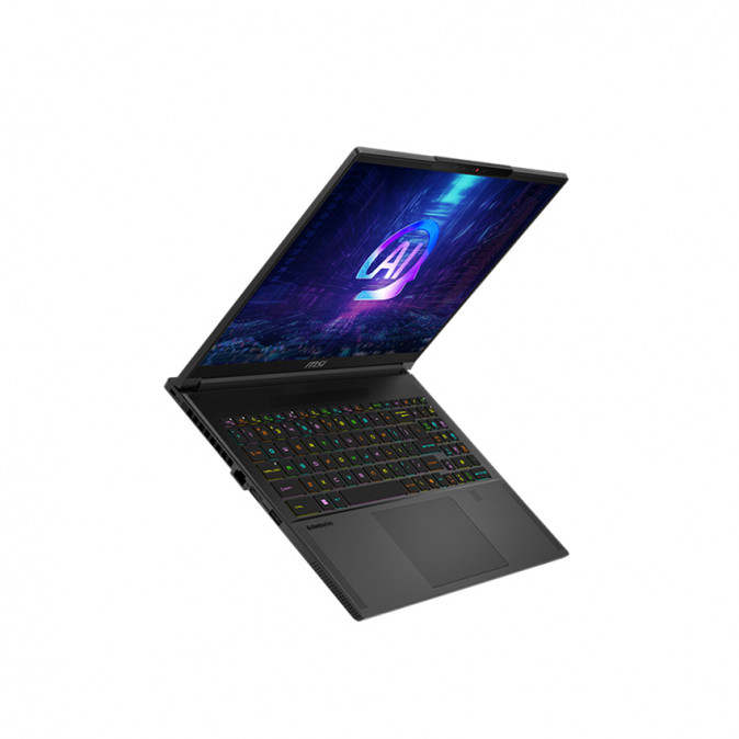 MSI Gaming NB Stealth A16 AI+ A3XWHG-027, 16" QHD+ OLED, Ryzen AI 9 HX 370, 64GB, 2TB, RTX 5070 TI 12GB, Win11H, Fekete PC